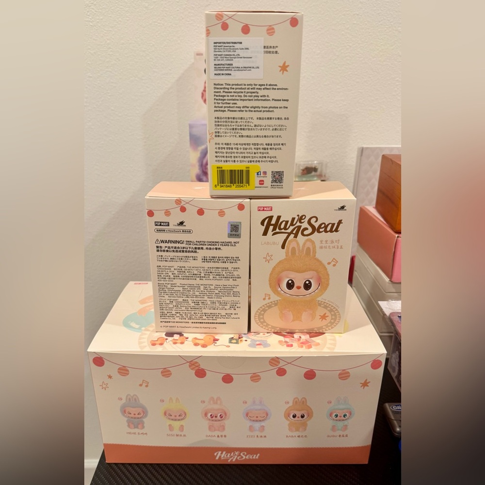 Restock-Popmart labubu have a seat set-Ququ - Picture 4 of 7
